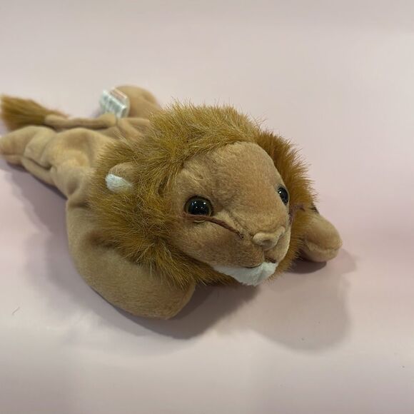 Vintage 1996 Ty Beanie Baby Roary The Lion PVC Pellets NWT Excellent Condition - Picture 6 of 10